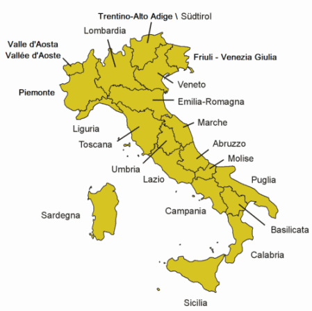 RESPONSABILI COMMERCIALI ITALIA - Regioni